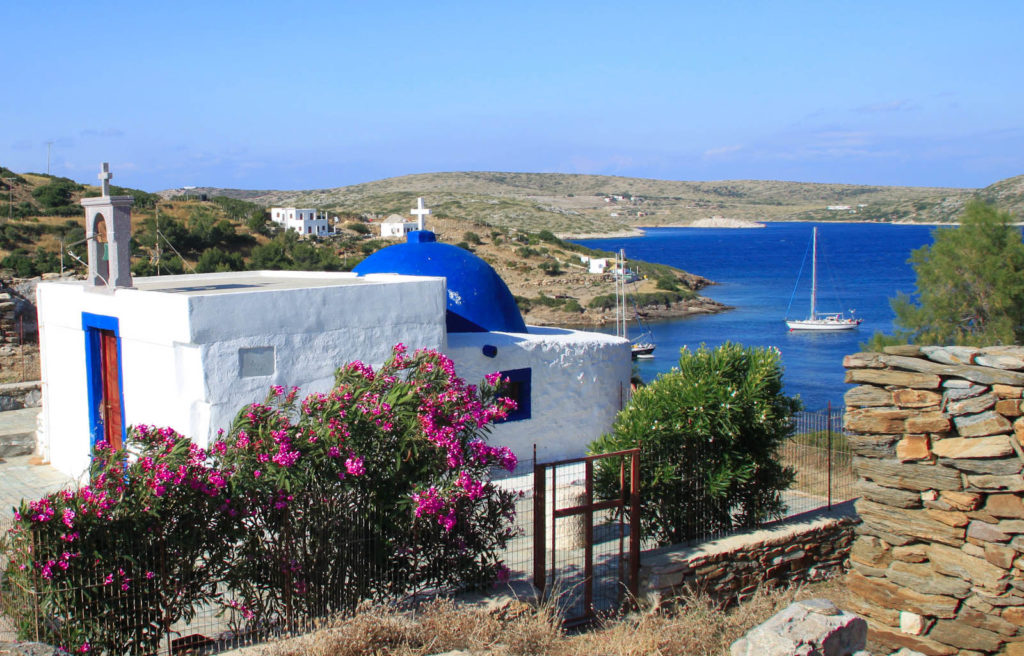 sailing boats in Marathi, Greece