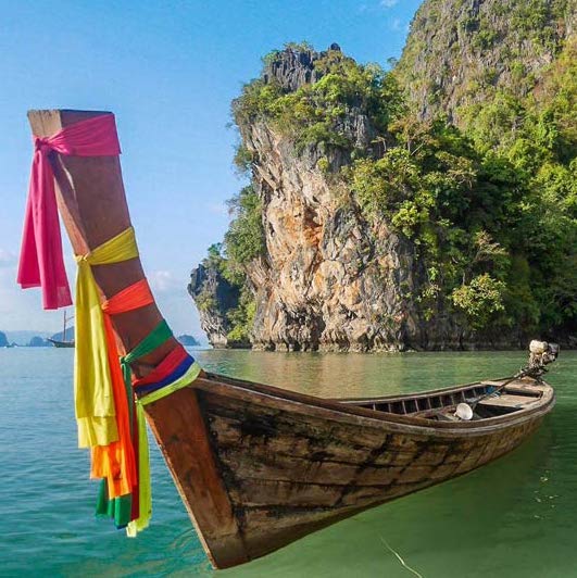 Longtail in Phang-Nga, Phuket