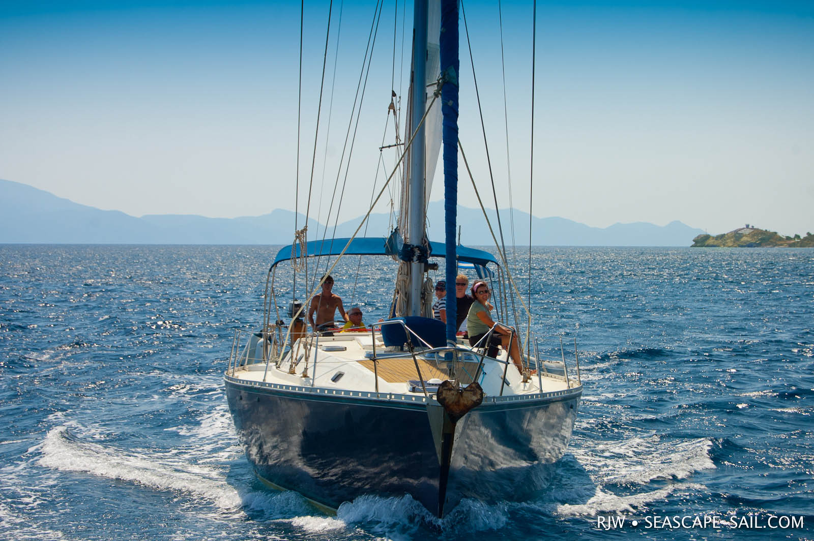 Our yacht Angelina, 49' Atlantic