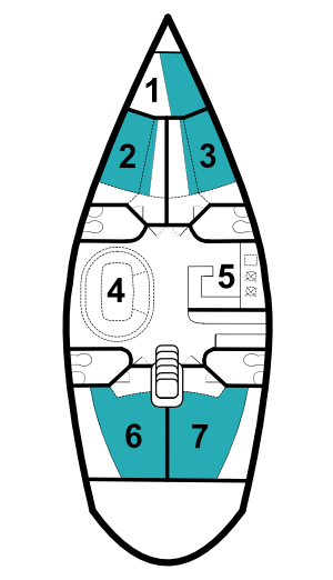 Atlantic 49 layout - Angelina