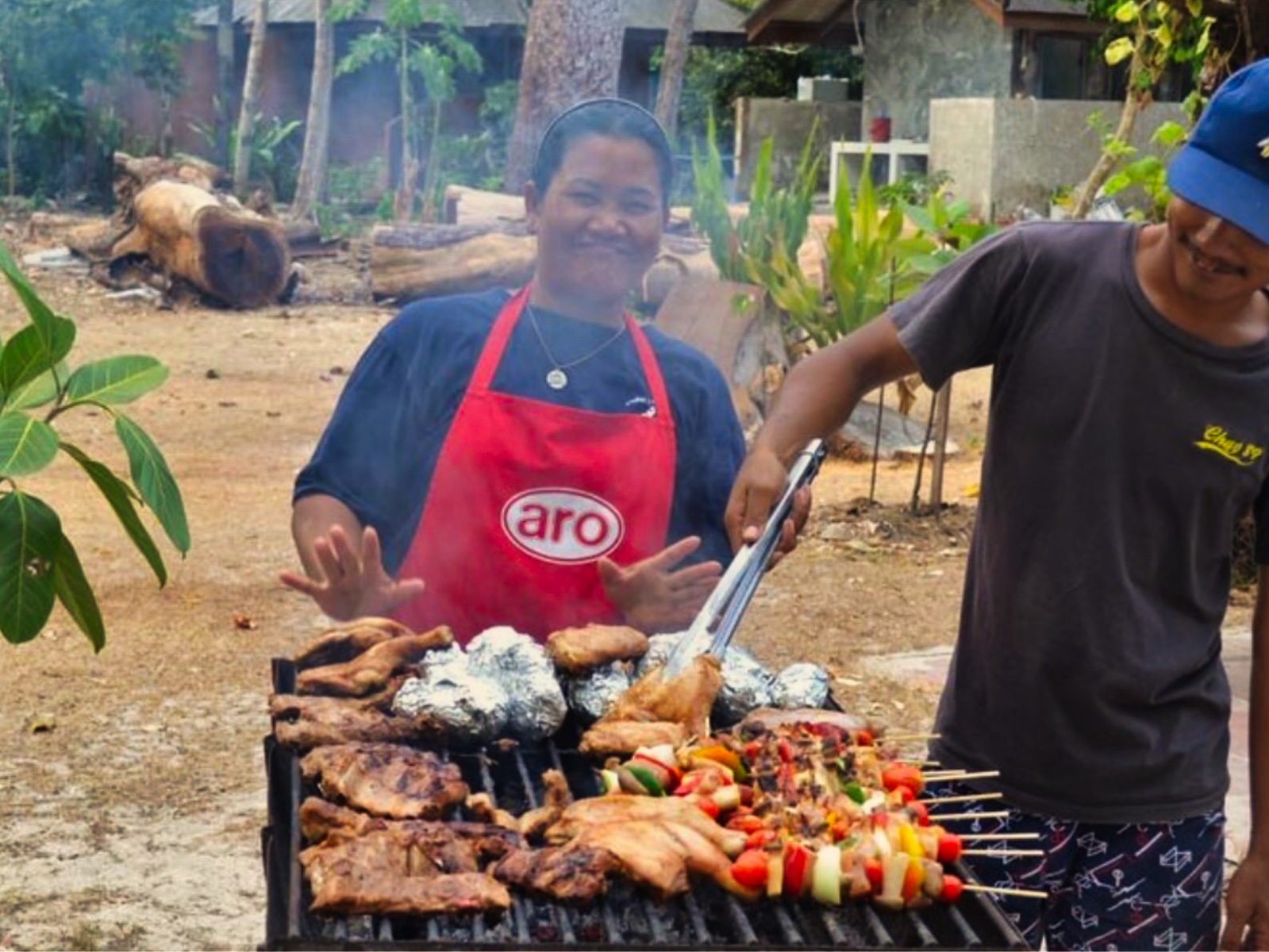 Beach barbeque