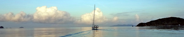 sunrise sailboat