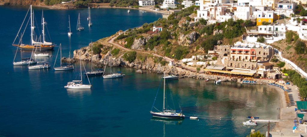 sailing boats in Pandeli, Leros - Greece